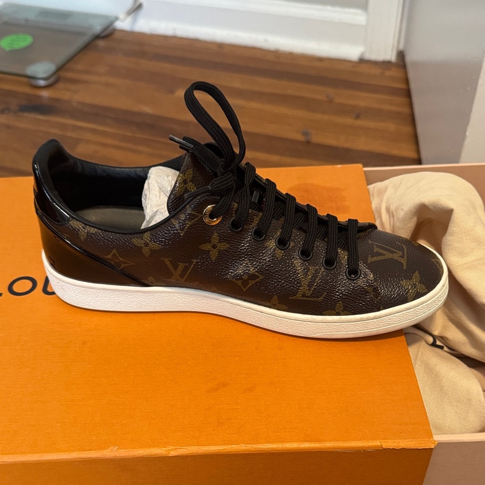 Louis Vuitton Monogram Brown and Black Sneakers